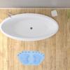 1Pcs Transparent PVC Anti Slip Foot Massage Bath Mat Suction Cup Ground Mat for Shower Stall Sauna Spa Hospital Locker Room