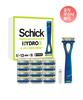 Hydro5 Groomer Blades (13-pack) + Razor