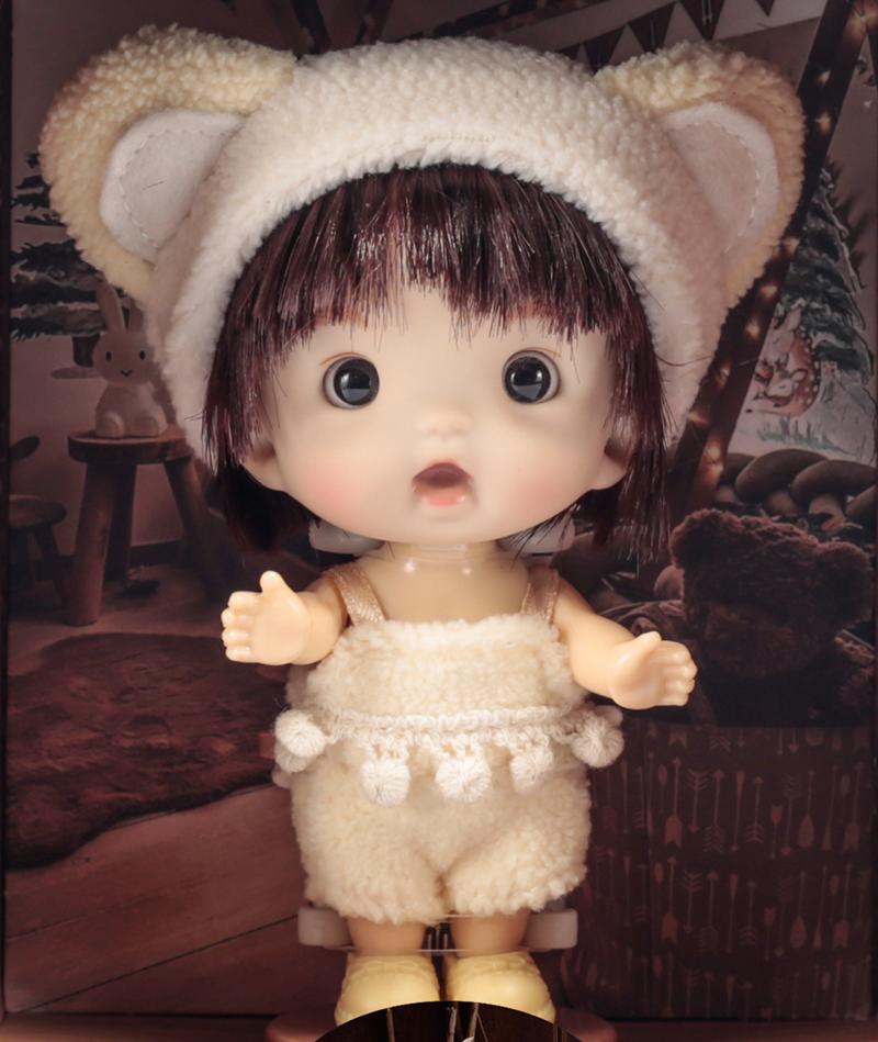 10Cm Mini Bjd Doll Ob11 Dolls 1/12 Cute Surprise Toy Dolls For Girls Kawaii Face Ob11 Body Doll Bjd Doll Full Set For Kids Gift