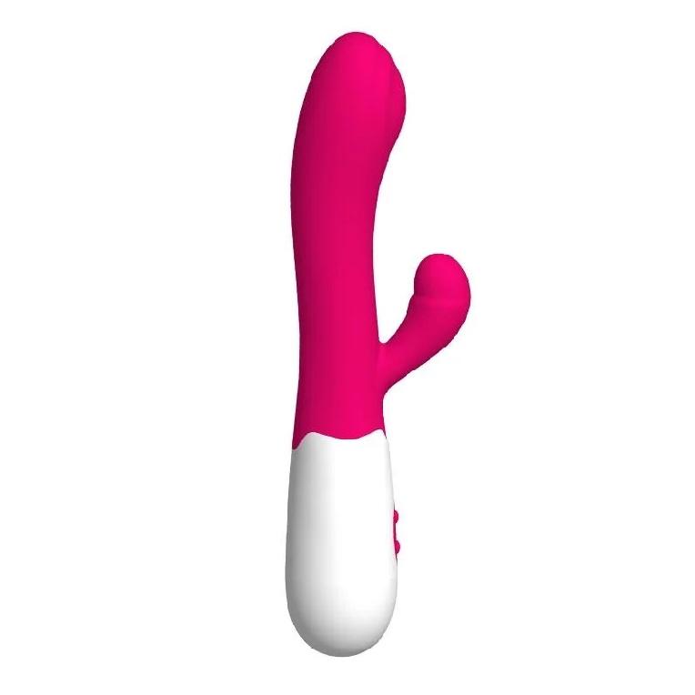 USB Charging G Spot Rabbit Dildo Vibrator Orgasm Adult Toys Powerful Masturbation Sex Toy for Women Waterproof Adult Sex Product
