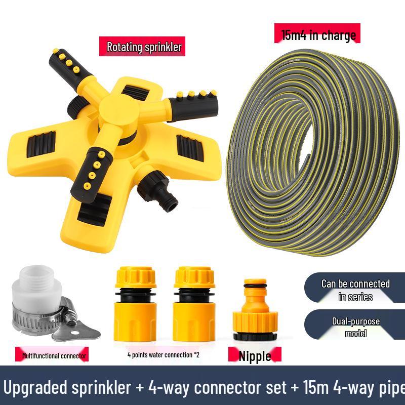 360° Automatischer Rasen-, Blumen- und Gemüsegartensprenger