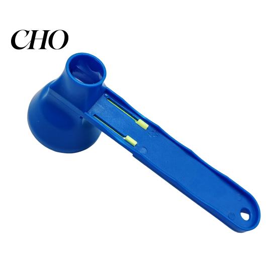 Post Workout Drink Scoop 2Pcs Mess-Free Measuring Funnel Sliding Spoon for Protein Powder Coffee Powdered Milk & No-Spill Long Handle Supplement
