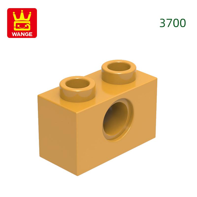 125Pcs/lot 3700 1x2 1 Hole Constructing Blocks MOC DIY Accessories Compatible With Bricks Children Toys Gift Box