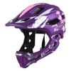 Kids Cycling Bike Helmet Lightweight Detachable Full Face Helmet 54-56cm Adjustable Cycle Helmet for 5-9 Years Old Children