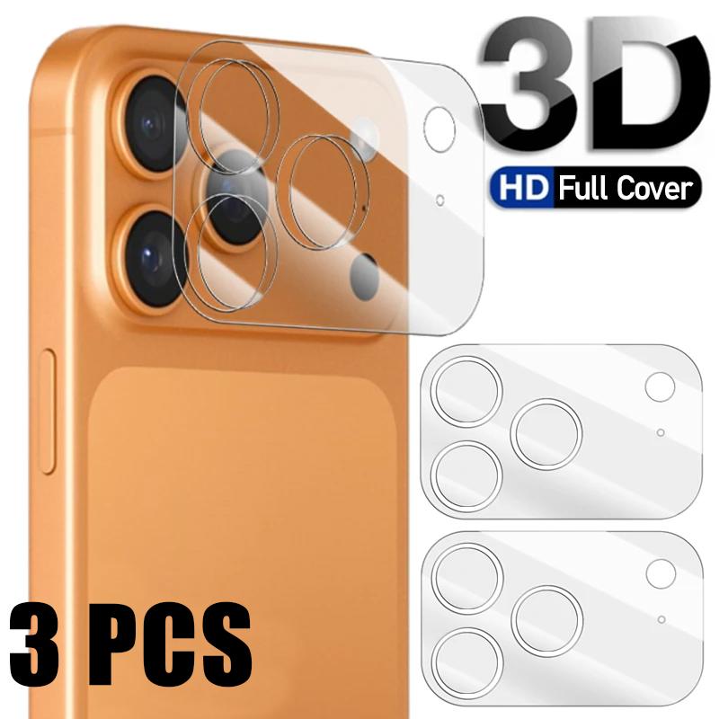 3PCS Full Coverage Camera Lens Soft Nano-Glass For iPhone 17 Pro Max 17 Air Anti-scratch Lens Protective Film For iPhone 17 Pro