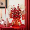 Artificial Bonsai Lucky Bag Fortune Fruit Ornaments Moving Gifts For Living Room Decoration Opening Gifts New Year Decoration