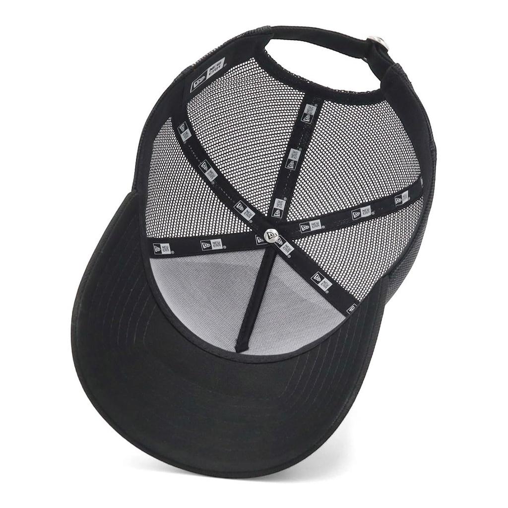 NEW ERA Cap Mesh Cap 9FORTY AFrame Trucker Cloth Strap 15206560 NER37C8561 black 9FORTYAFRAMETRUCKER Rhinestone ONSPOTZ Special Order Rhinestone