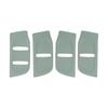 For NIO EC6 -2024 Door Lift Window Button Sticker Silicone Car Decoration Accessories Modification Supplies