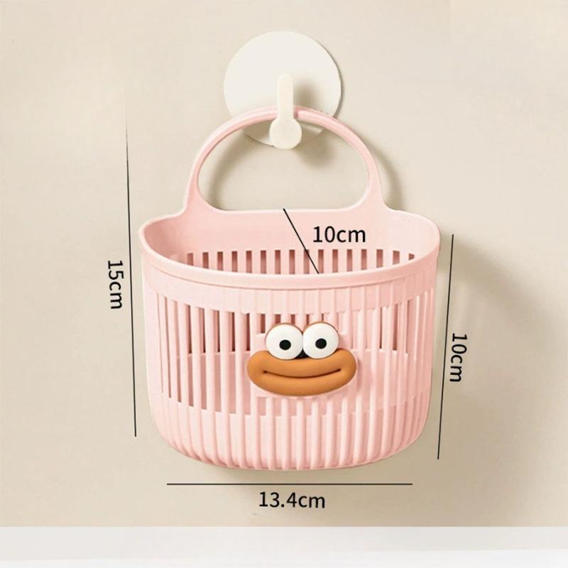 Multi-functional Small Hanging Basket for Bathroom and Toilet, Waste Face Towel Storage Basket, Bedside Wall-mounted Hanging Basket