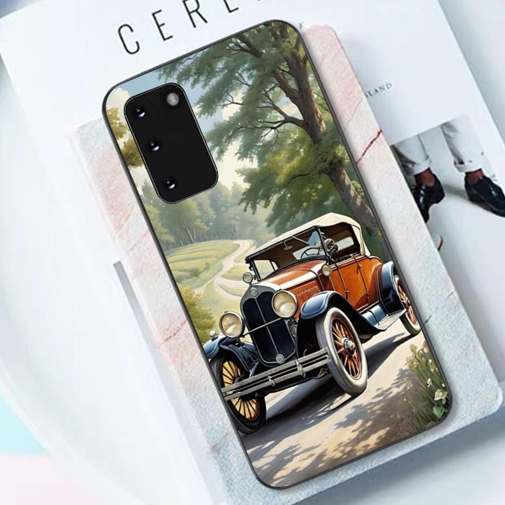 Classic Vintage Old Retro Car Phone Case For Samsung S 9 10 20 21 22 23 30 23 24 Plus Lite Ultra FE S10lite Fundas