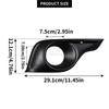 New For Citroen DS4 2011-2015 Front Bumper Fog Lamp Grille Trim Left or Right ABS Black 745375 Easy Installation Car Accessories