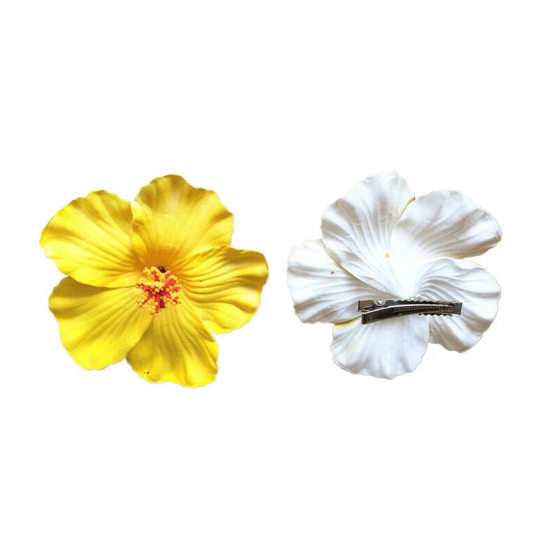 Hawaiiansk Fargerik Blomst Hårklemme For Kvinner Jenter Romantisk Bøhmisk Blomst Sidepanneluggklemme Bb Hårklemmer Hårtilbehør