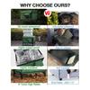 Heated Cat House Outdoor Large Weatherproof Kitty Shelter Winter Insulated Cat Bed