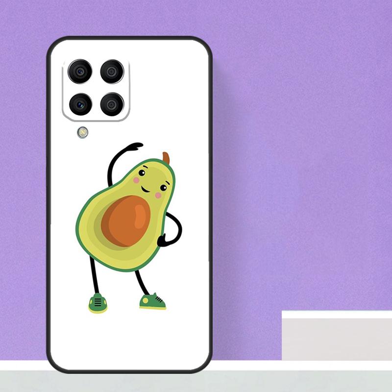 Avocado Yoga Funny Pattern Case For Samsung Galaxy M23 M20 M32 M52 M56 M16 M36 M54 M34 M14 M35 M55 M15 M11 M31 M13 M53