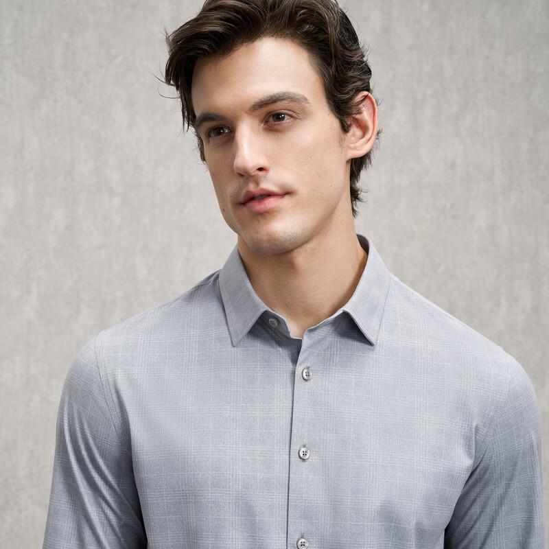 EMZ Erdos Men's Long Sleeve Business Casual Shirt