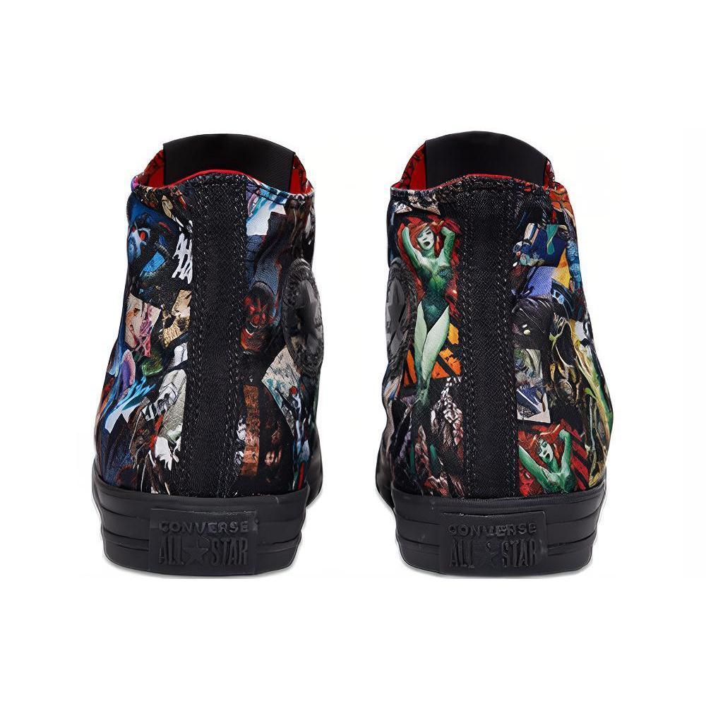 DC COMICS X Converse Chuck Taylor All Star Justice League High Top Canvas Shoes Unisex Black 163090c