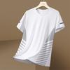 Ice Silk Running Quick-Drying Short-Sleeved Summer Mesh Fitness Sports Leisure Direct Sales Thin Loose Men'S Top