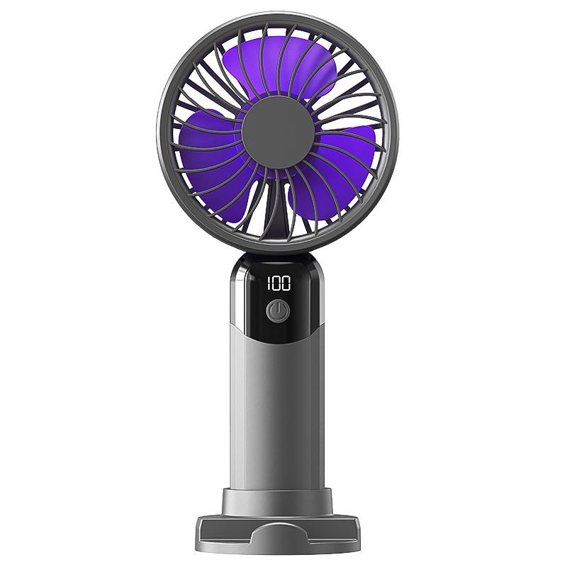 Ventilatore Portatile Ricaricabile USB Manuale con Aromaterapia - Versatile per Scrivania, da Appendere al Collo e Uso Esterno