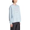Adidas Terrex X And Wander Collaboration FW23 Pattern Printed Outdoor Sports Crew Neck Long Sleeve T-Shirt Unisex Tops Light-Blue HZ0671