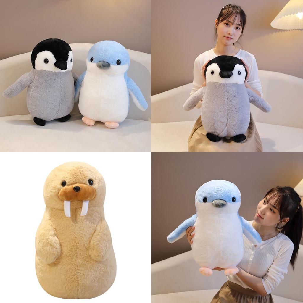 Oceanarium Series Standing Penguin Plush Toy Large Size Soft And Cuddly Great For Cross-border Sales