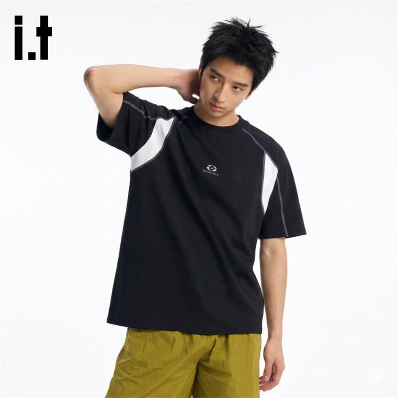 GROUND ZERO UPF50+ Quick-Dry Color Block T-Shirt L