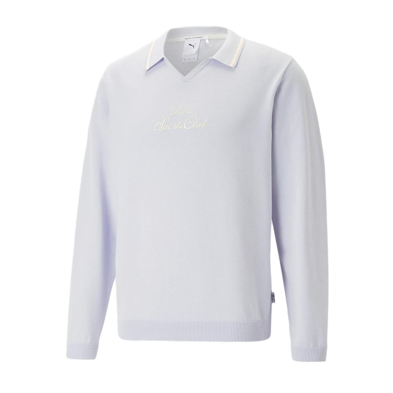 Свитшоты PUMA Унисекс Белый Воротник-поло Умеренный Другое 537995-68 L