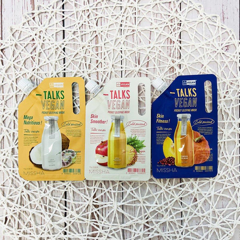

Missha Tox Vegan Juice Pocket Sleeping Pack 10g Mega Nutritious