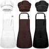 Apron Baking DIY Chef Hat Parent-child Apron Set Men and Women Apron