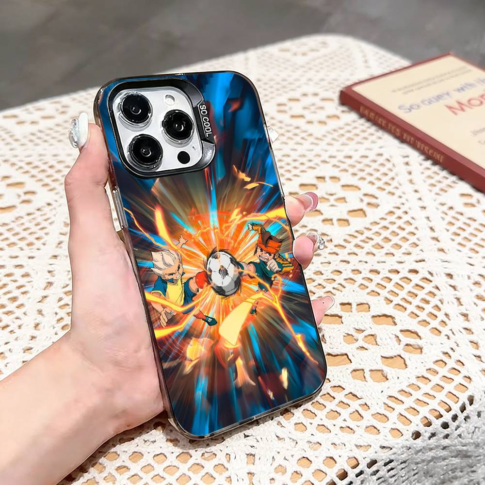 Cool Football InazumaS Eleven Phone Case For iPhone 17,16,15,14,13,12,11 Plus,Pro Max,XS,Colored silver phone case iPhone16