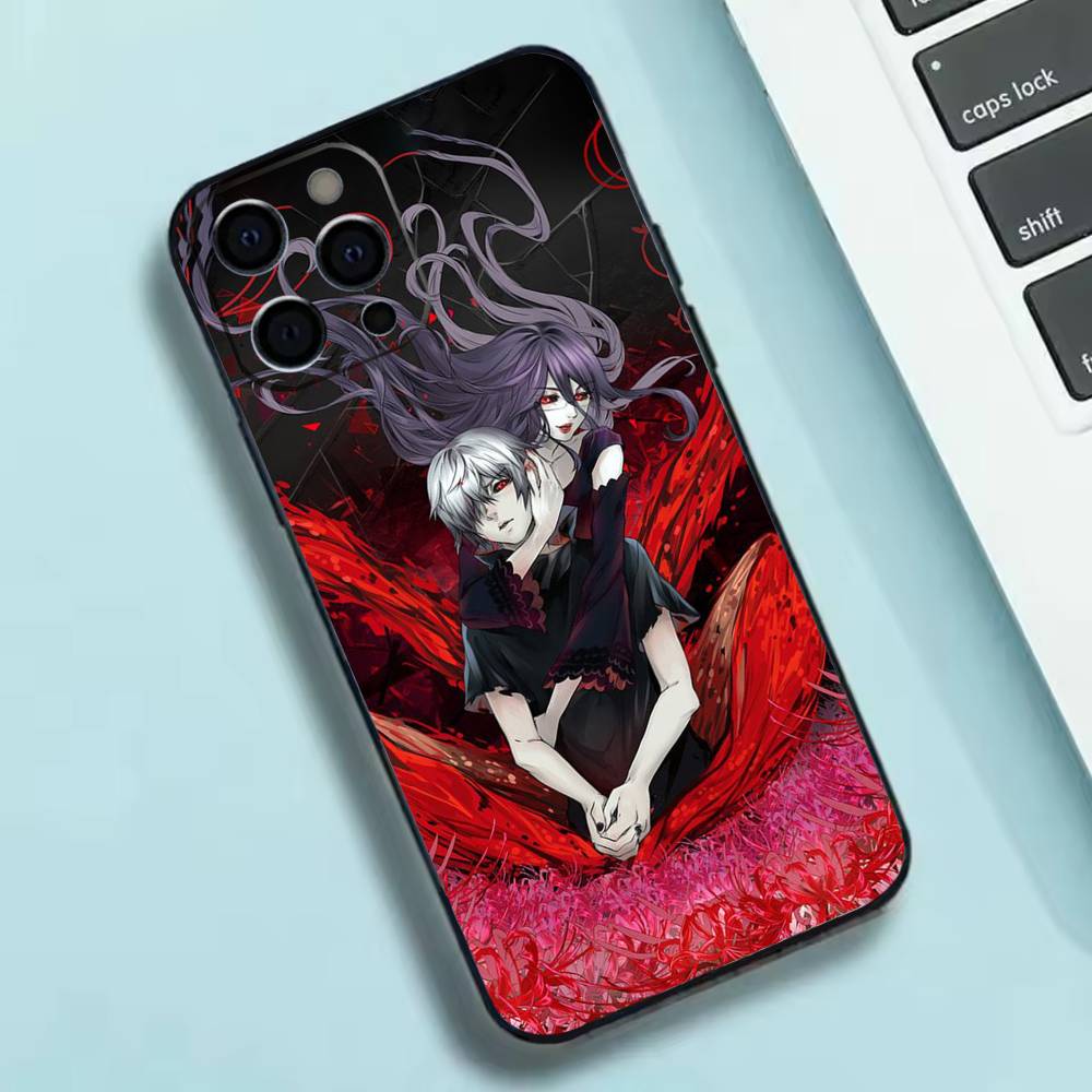 Anime T-Tokyo Ghoul wallpaper  Phone Case Silicone Soft For IPhone 17 16 15 14 13 12 11 X XR Plus Pro Max Plus