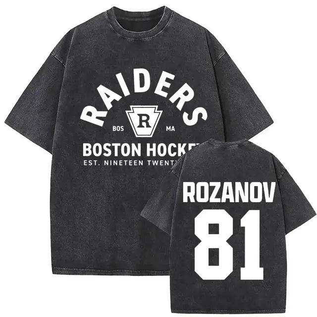 Fierce Competition Ilya Rozanov 81 T-Shirt Boston Hockey Vintage