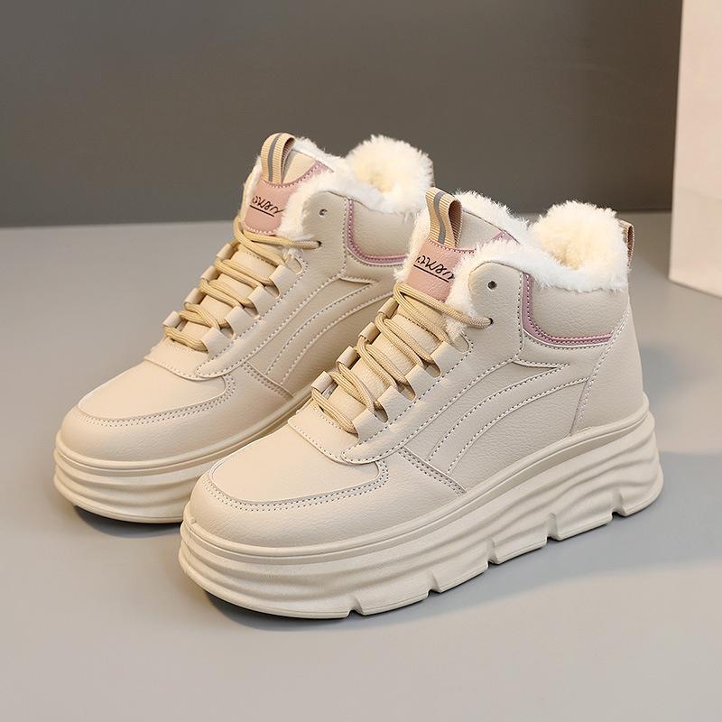 

Женская зимняя спортивная обувь из плюша Короткие плюшевые кроссовки Теплые зимние ботинки Хлопковая обувь Утолщенная хлопковая обувь Теплая спортивная обувь 34