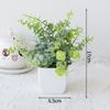 Fake Plant Potted Workspace Table Accessorie Wedding Accessorie Artificial Flower Ornament Household Decoration Room Desktop Decor