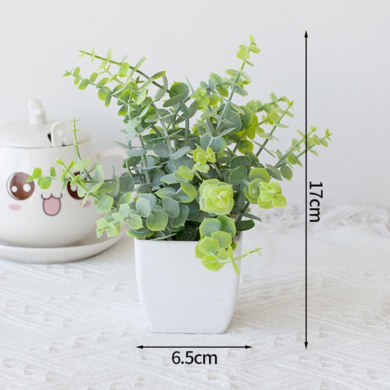 Fake Plant Potted Workspace Table Accessorie Wedding Accessorie Artificial Flower Ornament Household Decoration Room Desktop Decor