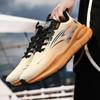 Autumn and Winter Shock Absorption Men's Sports Shoes Warm Cotton Shoes Large Size Velvet Casual Running Shoes Student Casual Men's Shoes
