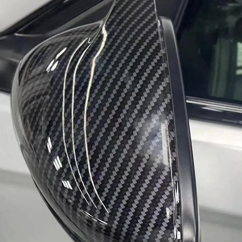 For Honda Accord 2018-2025 CAR Replacement Rearview Side Mirror Cover Wing Cap Exterior Door Rear View Case Trim Carbon Fiber