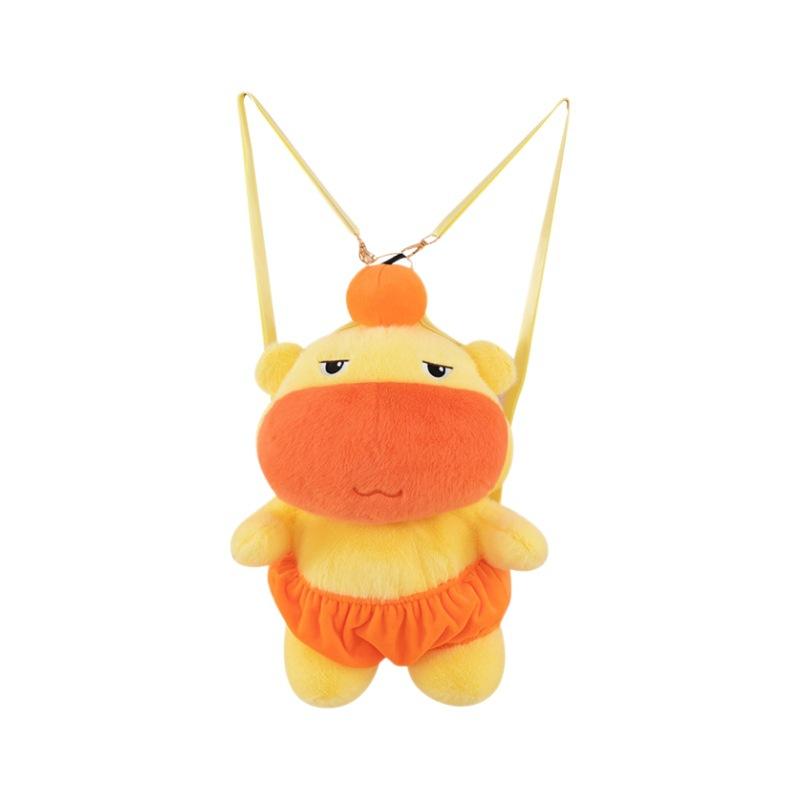 Hot Cute Capybara Doll Cute Lulu Emoji Pack Plush Toy Cartoon Doll Backpack
