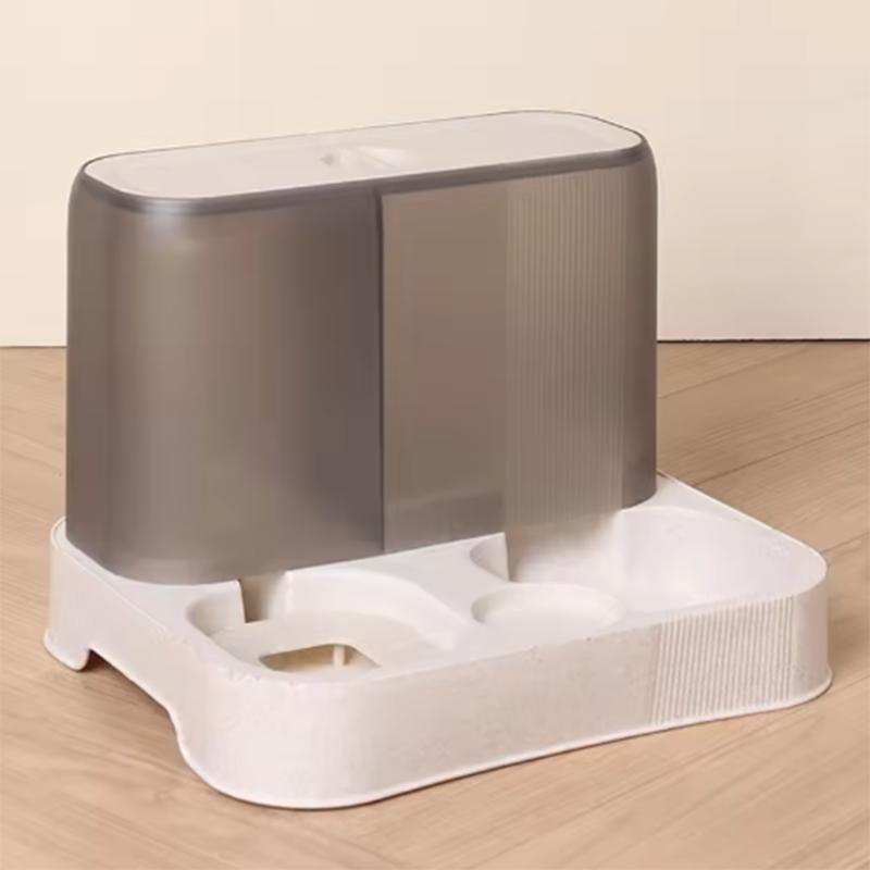 Hot dog drinking water feeder integrated large capacity water for cats and dogs flowing water pet drinking water feeder белый