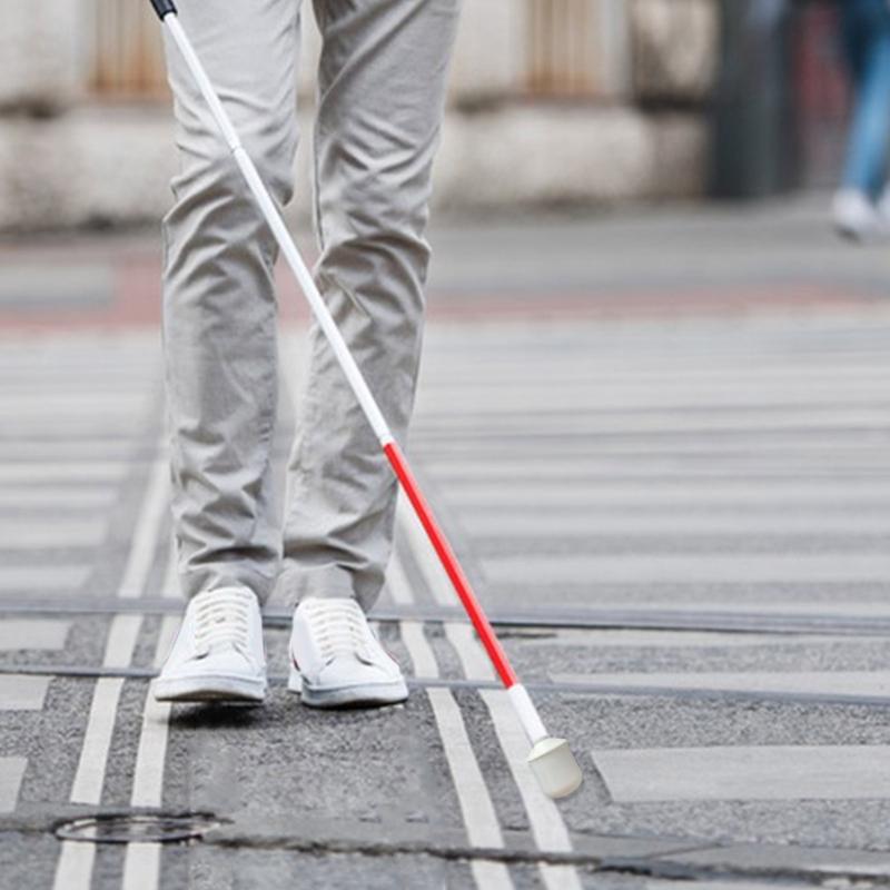 Reflective Walking Head Plastic Tip Slip Night Safety Use