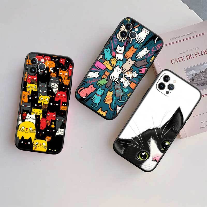Cat Kitten Meow Case for Samsung Note 20 10 S25 Plus Ultra Lite FE M20 M21 M30 M31 M51 A11 A26 A51 A52 A53 A56 A70 A71 A72 A73