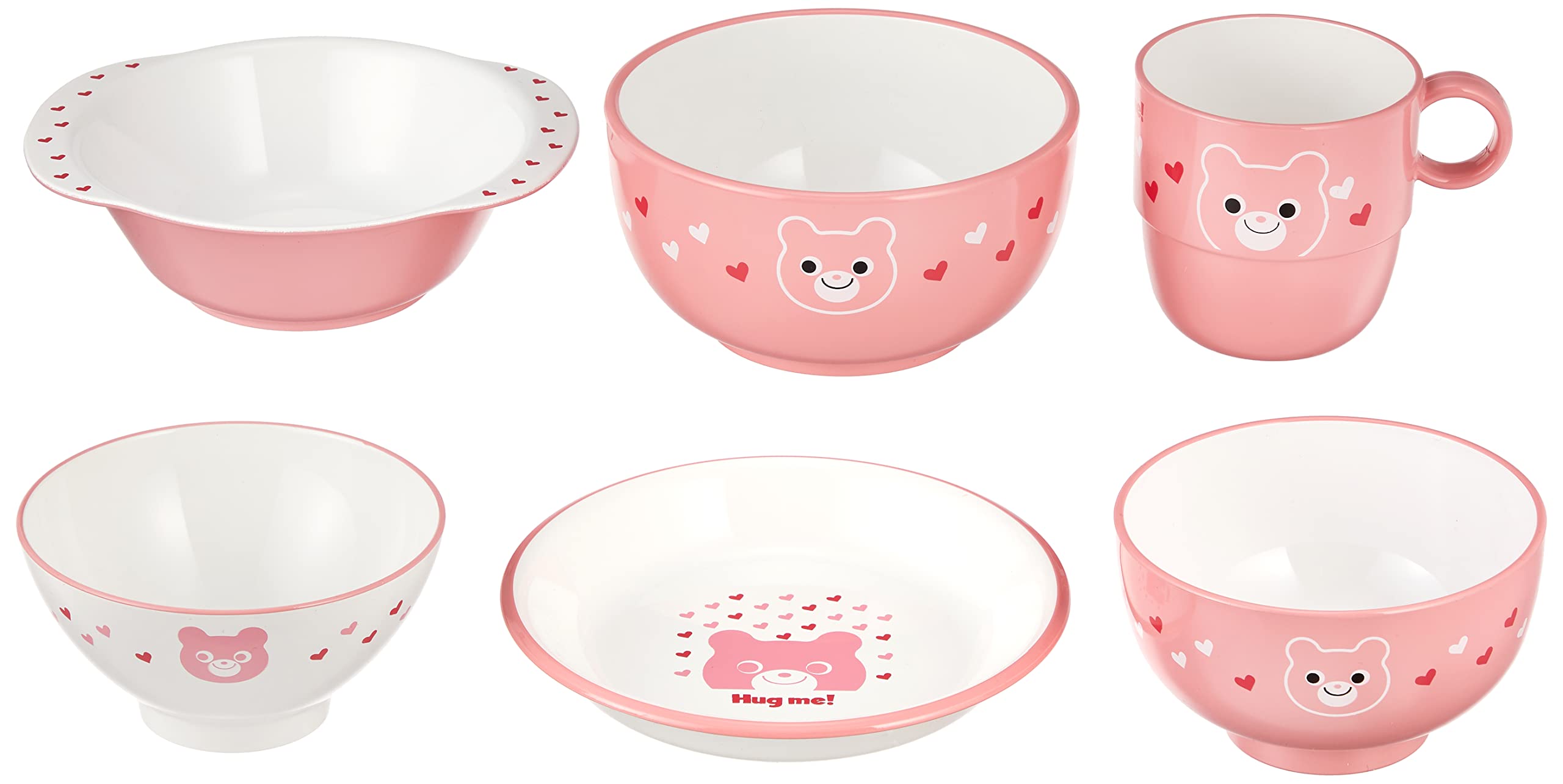 

Hug me Break-Resistant Dinnerware Set (6 pieces) - Bear, Y15240