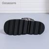 Large Size 35-43 Women's Autumn British Style Platform Wedge Heel Ankle Boots Thick Sole Motorcycle Boots Fashion Shoes Comfort