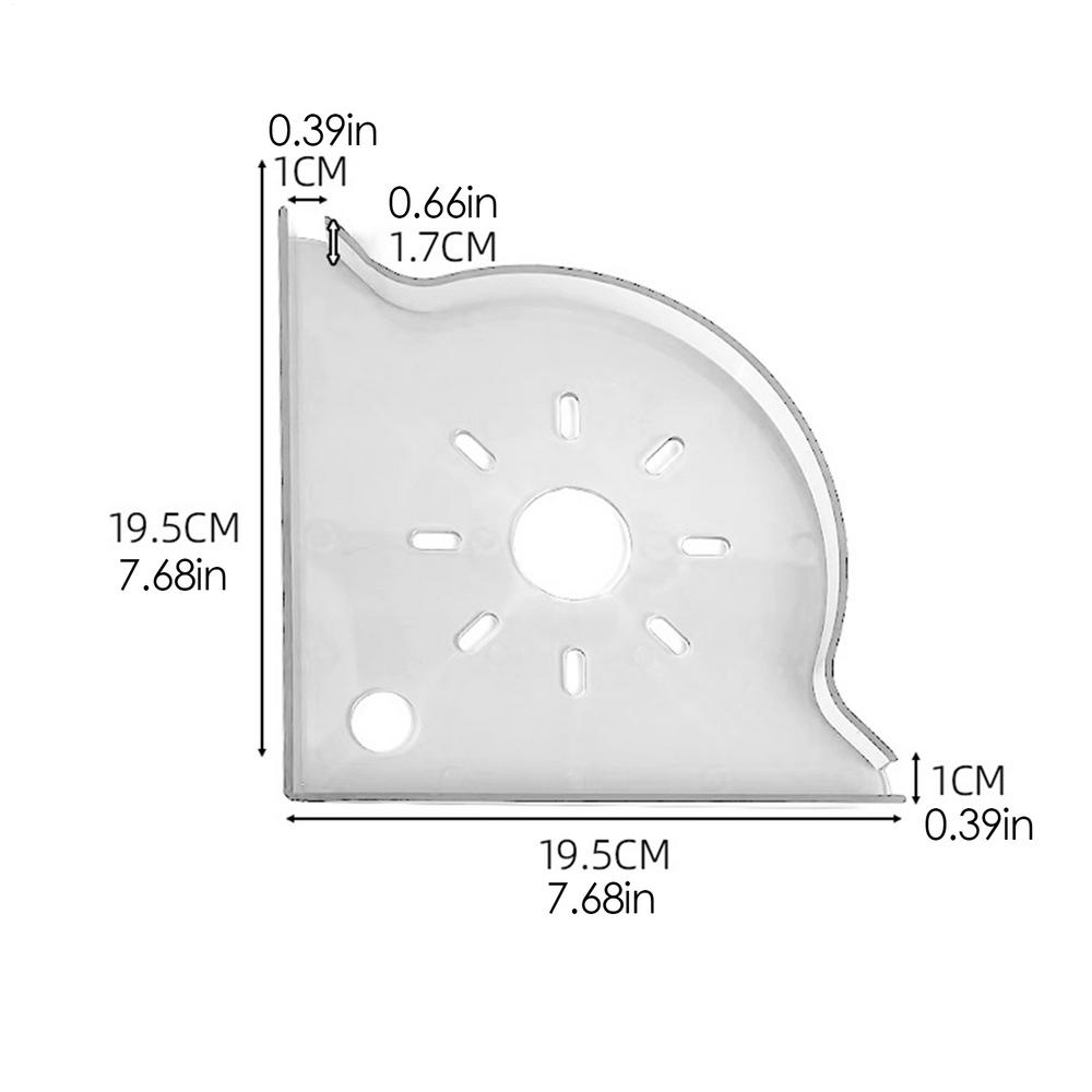 

Fish Tank Corner Shelf Triangle Aquarium Corner Shelf Home Organization Storage Stand Reef Accessories For Tweezers Scrapers белый