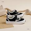 Children's Board Shoes Low-top Canvas Shoes Boys Casual Shoes Spring and Autumn Versatile Girls Black and White Plaid