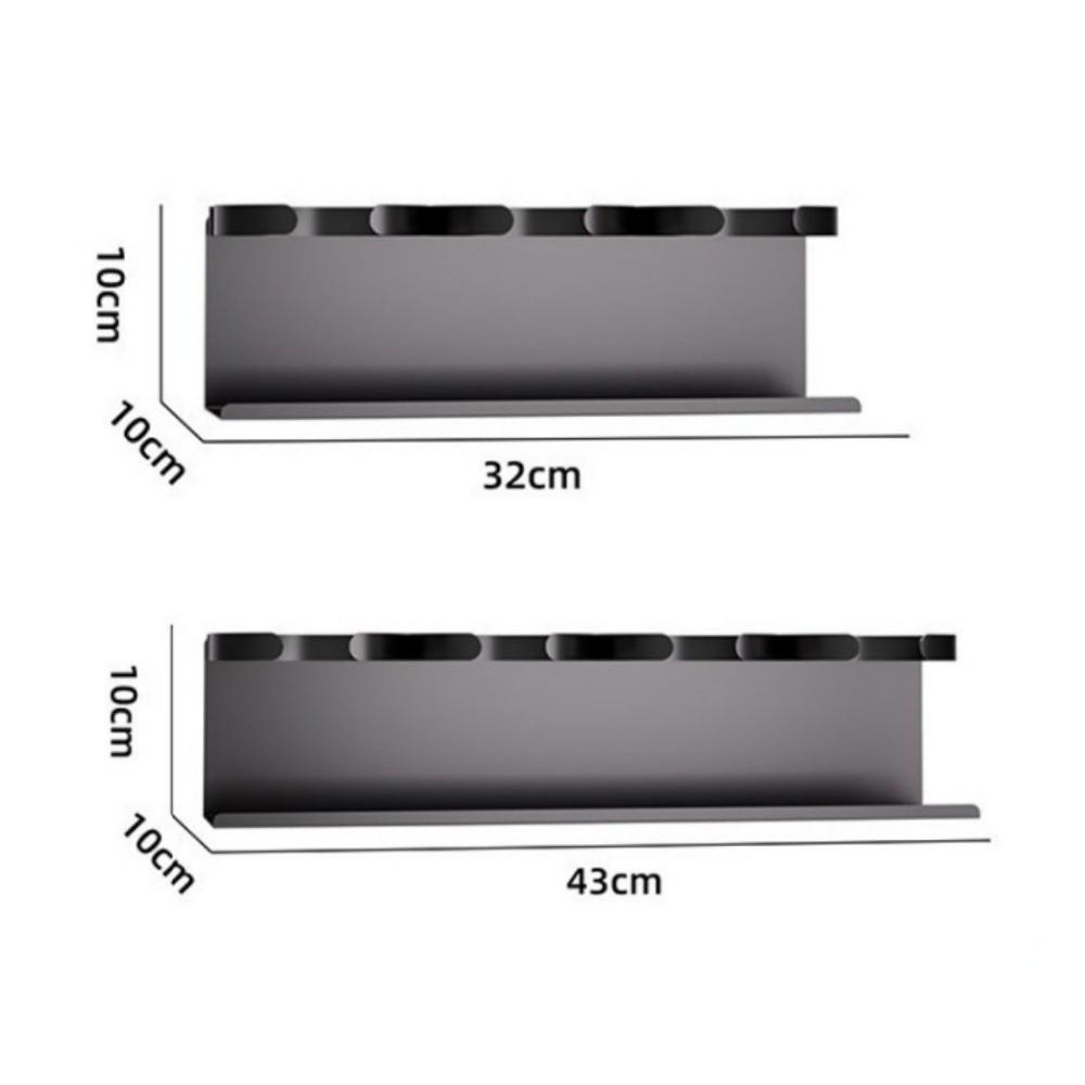 New Magnetic Fridge Tumbler Rack Carbon Steel 3 Slots Cup Holder Space Saving Relocatable Kitchen Storage Rack Home Use