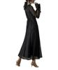 Niana Geometric Party Wedding Black Size S Back-Open Dress, Dress, Dress, Lace,