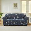 Full Wrap Stretch Milk Silk Sofa Cover Anti-Slip Skirt Style Sofa Protector Nordic Home Furniture Elastic Fitted Sofa Cover