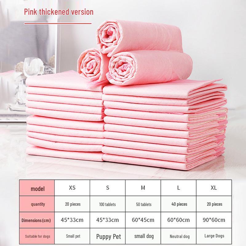 

Thickened Deodorant Absorbent Pet Urine Pad for Dogs and Cats XL Thickened 90cm*60cm 20pcs/pack
