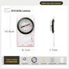 Outdoor Compass with Magnifying Glass and Ruler Scale for Students and Orienteering