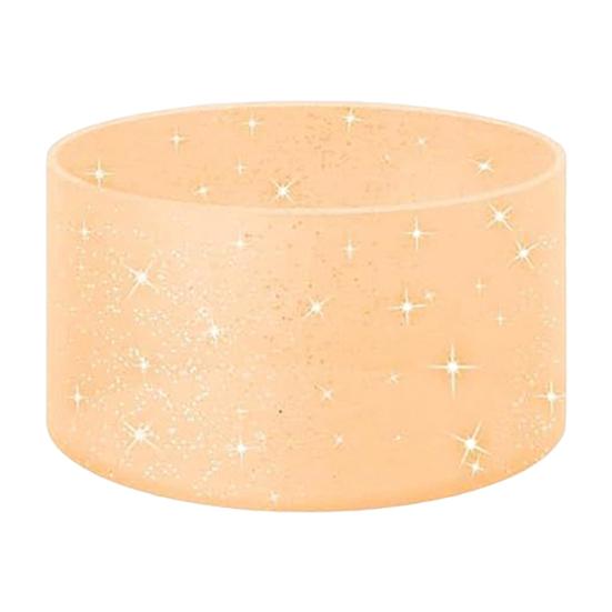 Silikonový návlek na kelímek s třpytkami, protiskluzový, tepelně izolační kryt, lehká podložka pod láhev na vodu pro tumbler